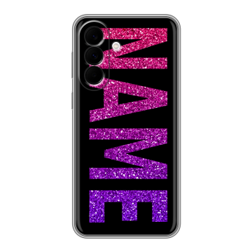 Силиконовый чехол на Samsung Galaxy A37 с принтом NAME
