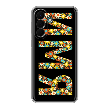 Силиконовый чехол на Samsung Galaxy A57 с принтом ИМЯ