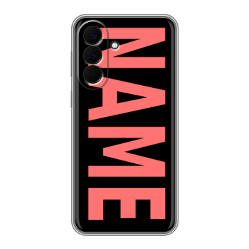 Силиконовый чехол на Samsung Galaxy A57 с принтом NAME