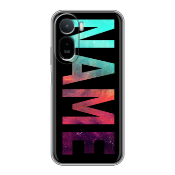 Силиконовый чехол на RedMi A7 Pro с принтом NAME