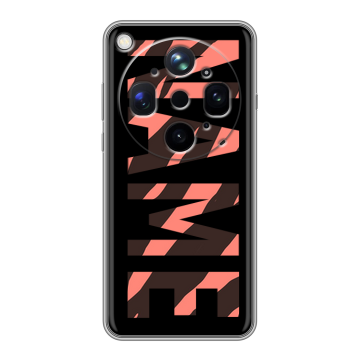 Силиконовый чехол на OPPO Find X9 Ultra с принтом NAME