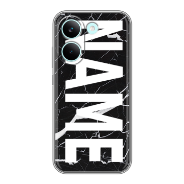 Силиконовый чехол на Poco X8 Pro с принтом NAME