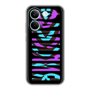 Силиконовый чехол на Poco X8 Pro с принтом ФАМИЛИЯ