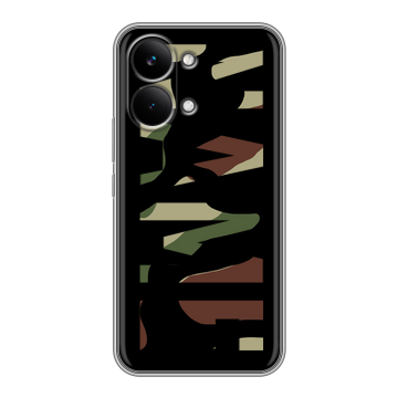 Силиконовый чехол на Poco X8 Pro Max с принтом NAME