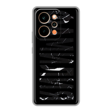 Силиконовый чехол на Realme P4 Power с принтом ФАМИЛИЯ