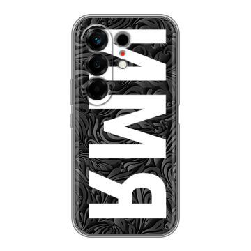 Силиконовый чехол на Tecno Camon 50 с принтом ИМЯ