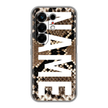 Силиконовый чехол на Tecno Camon 50 с принтом NAME