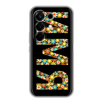 Силиконовый чехол на Tecno Camon 50 с принтом ИМЯ