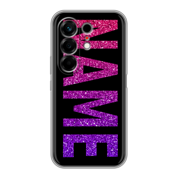 Силиконовый чехол на Tecno Camon 50 с принтом NAME