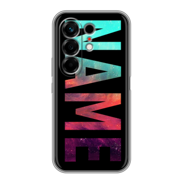 Силиконовый чехол на Tecno Camon 50 с принтом NAME