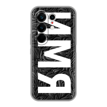 Силиконовый чехол на Tecno Camon 50 Ultra с принтом ИМЯ