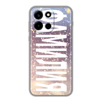 Силиконовый чехол на OnePlus Nord 6 с принтом ФАМИЛИЯ