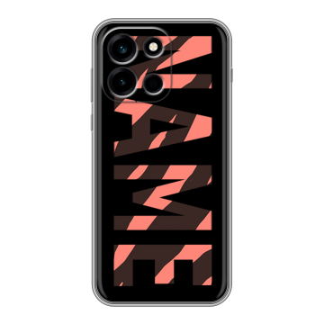 Силиконовый чехол на OnePlus Nord 6 с принтом NAME