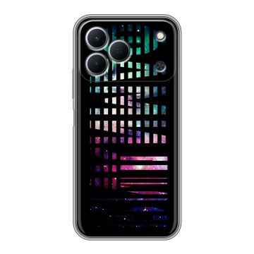 Силиконовый чехол на Tecno Spark 50 с принтом ФАМИЛИЯ