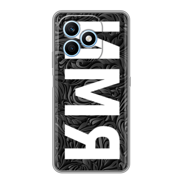 Силиконовый чехол на Honor X8d с принтом ИМЯ