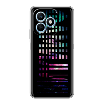 Силиконовый чехол на Honor X8d с принтом ФАМИЛИЯ