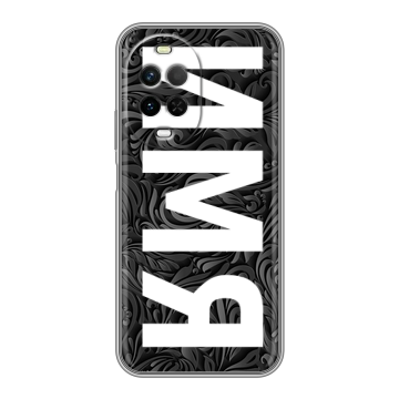 Силиконовый чехол на Huawei Nova 15 с принтом ИМЯ