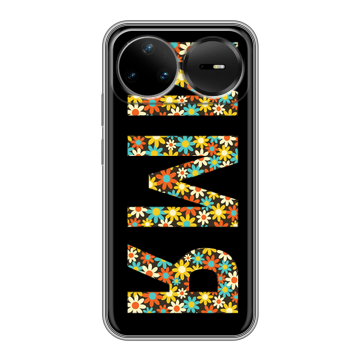 Силиконовый чехол на Huawei Nova 15 Pro с принтом ИМЯ