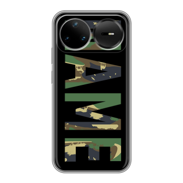 Силиконовый чехол на Huawei Nova 15 Pro с принтом NAME
