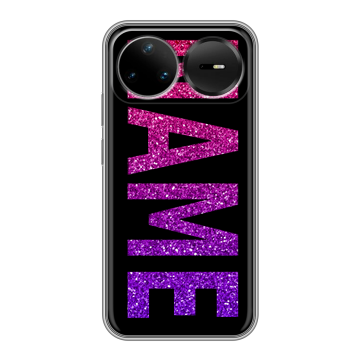 Силиконовый чехол на Huawei Nova 15 Pro с принтом NAME