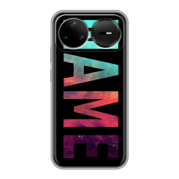 Силиконовый чехол на Huawei Nova 15 Pro с принтом NAME