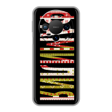 Силиконовый чехол на Huawei Mate 80 Pro с принтом ФАМИЛИЯ
