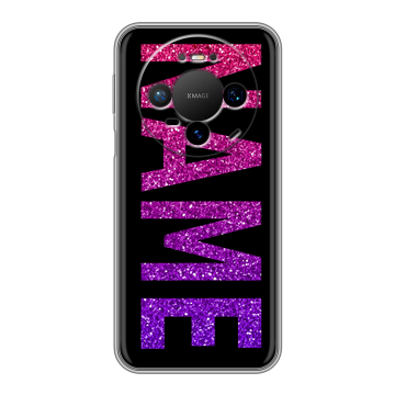 Силиконовый чехол на Huawei Mate 80 Pro с принтом NAME