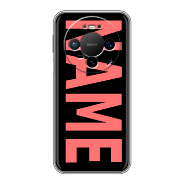 Силиконовый чехол на Huawei Mate 80 Pro с принтом NAME