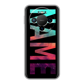 Силиконовый чехол на Huawei Mate 80 Pro с принтом NAME