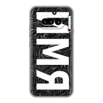 Силиконовый чехол на Nothing Phone (4a) с принтом ИМЯ