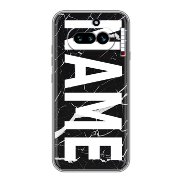 Силиконовый чехол на Nothing Phone (4a) с принтом NAME