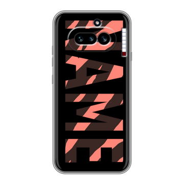 Силиконовый чехол на Nothing Phone (4a) с принтом NAME