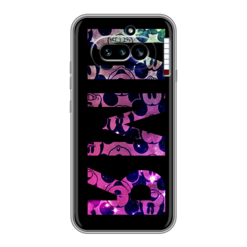 Силиконовый чехол на Nothing Phone (4a) с принтом ИМЯ