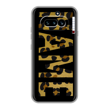 Силиконовый чехол на Nothing Phone (4a) с принтом NAME