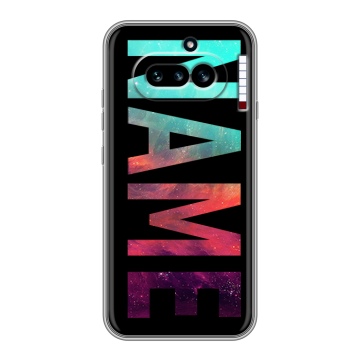 Силиконовый чехол на Nothing Phone (4a) с принтом NAME