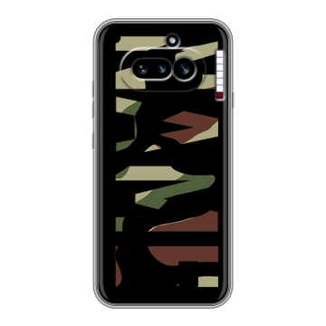 Силиконовый чехол на Nothing Phone (4a) с принтом NAME
