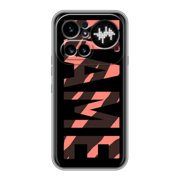 Силиконовый чехол на Nothing Phone (4a) Pro с принтом NAME