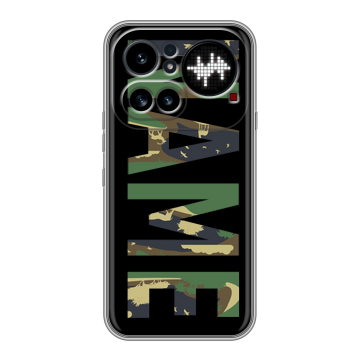 Силиконовый чехол на Nothing Phone (4a) Pro с принтом NAME