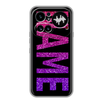 Силиконовый чехол на Nothing Phone (4a) Pro с принтом NAME