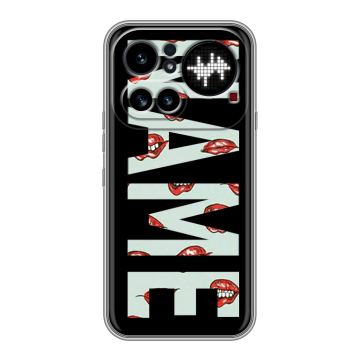 Силиконовый чехол на Nothing Phone (4a) Pro с принтом NAME