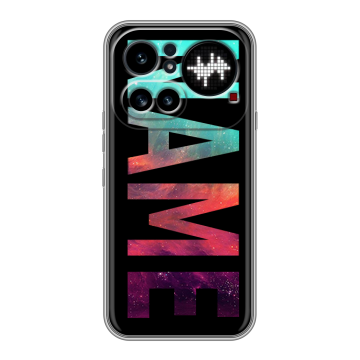 Силиконовый чехол на Nothing Phone (4a) Pro с принтом NAME