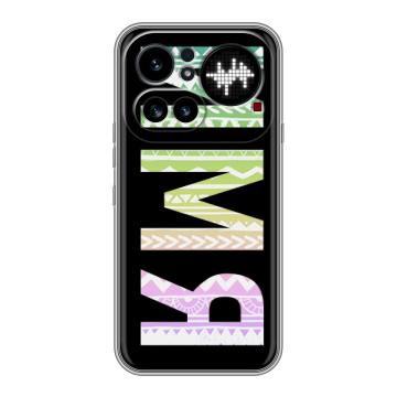 Силиконовый чехол на Nothing Phone (4a) Pro с принтом ИМЯ