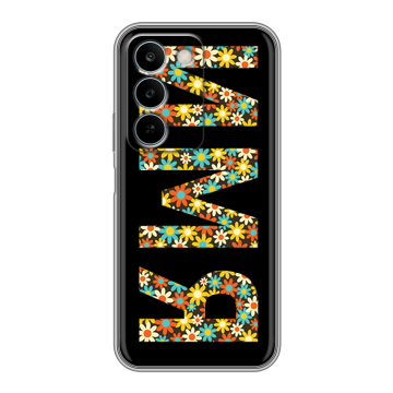 Силиконовый чехол на Realme C83 с принтом ИМЯ