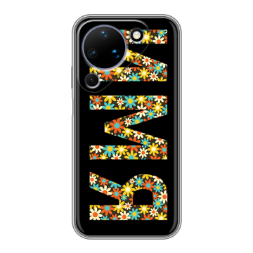 Силиконовый чехол на Huawei Pura 90 с принтом ИМЯ
