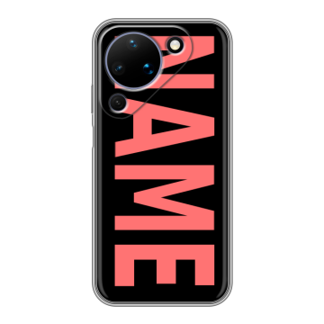 Силиконовый чехол на Huawei Pura 90 с принтом NAME