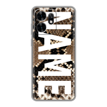 Силиконовый чехол на Honor X6D с принтом NAME