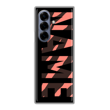 Пластиковый чехол на Samsung Galaxy Z Fold 8 с принтом NAME