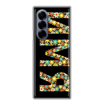 Пластиковый чехол на Samsung Galaxy Z Fold 8 с принтом ИМЯ