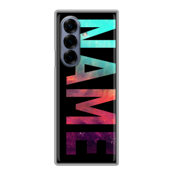 Пластиковый чехол на Samsung Galaxy Z Fold 8 с принтом NAME