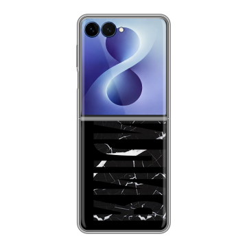 Пластиковый чехол на Samsung Galaxy Z Flip 8 с принтом ФАМИЛИЯ